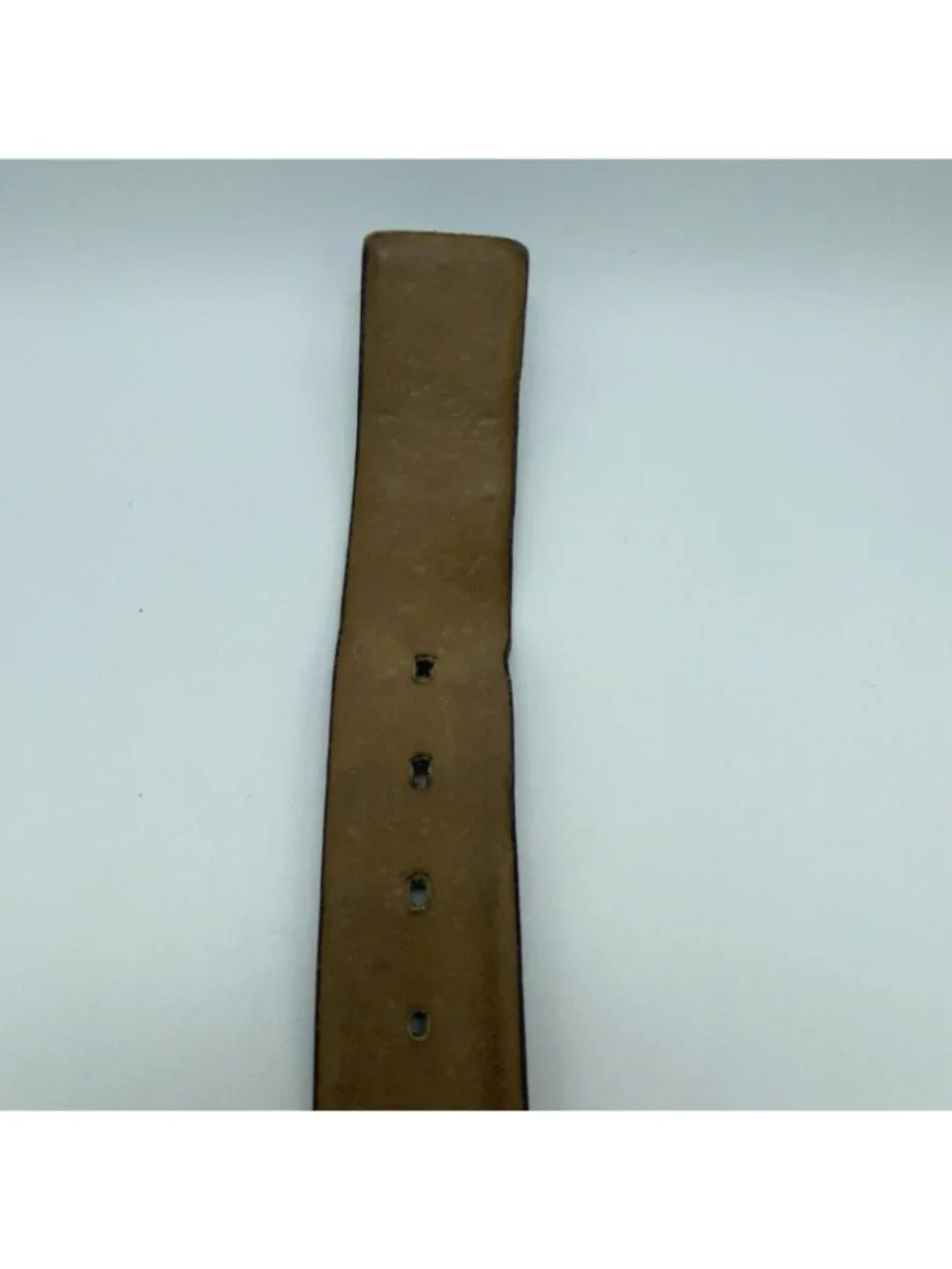 Buxton Bridlehide Leather Belt Black Size 38 USA Made Style 4005 1 3/8